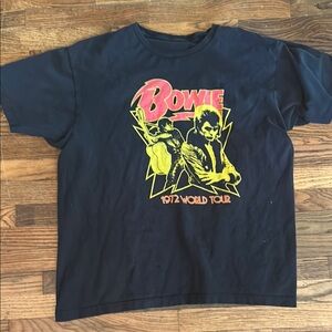 Bold Black and Yellow Graphic Short Sleeve Tee